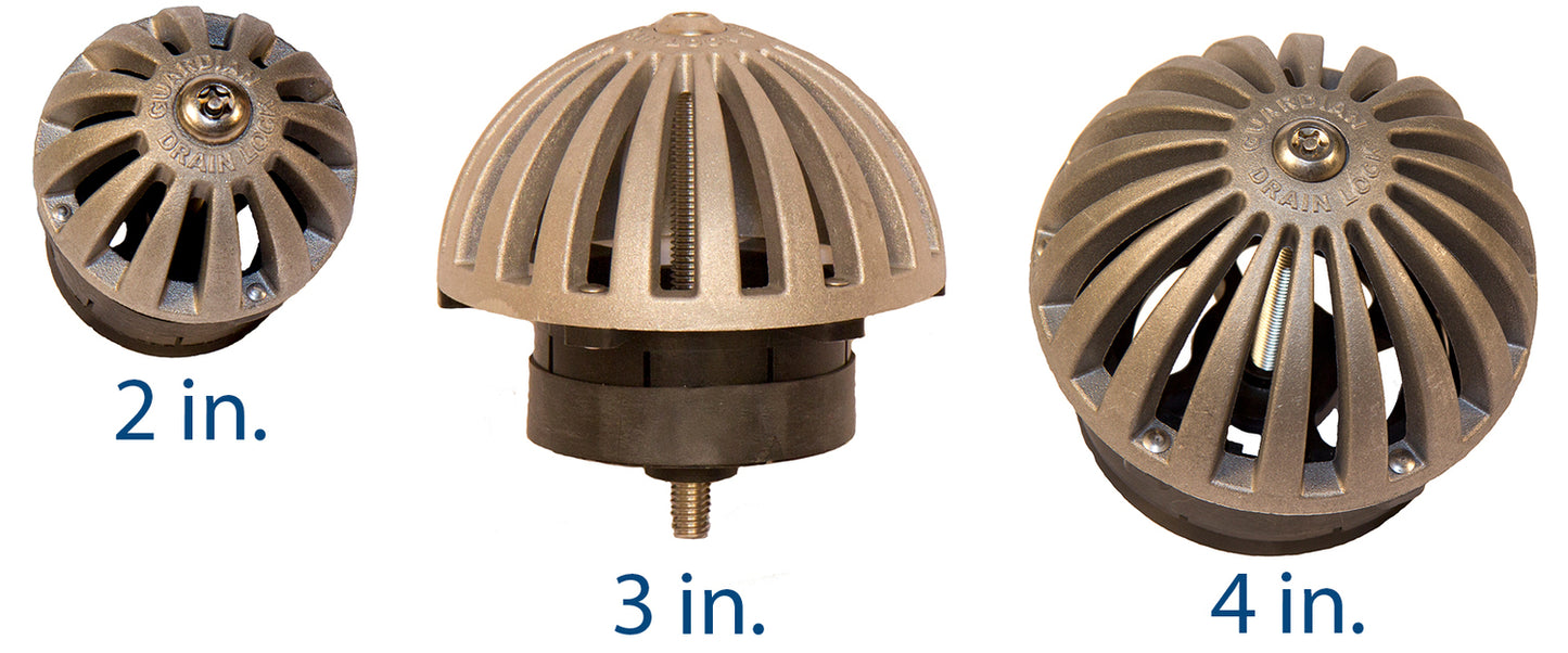 Guardian Dome D-LOCK Locking Dome Drain Lock